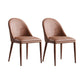 Faux Leather Dining Chair Parsons Upholstered Chair for Dining Room Coffee 2 Piece Set Clearhalo 'Dining Chairs' 'Dining Tables & Seating' 'dining_chair' 'furn' 'furn_dining_chair' 'Furniture' 'Kitchen & Dining Furniture' 6278534