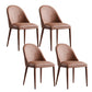 Faux Leather Dining Chair Parsons Upholstered Chair for Dining Room Coffee 4 Piece Set Clearhalo 'Dining Chairs' 'Dining Tables & Seating' 'dining_chair' 'furn' 'furn_dining_chair' 'Furniture' 'Kitchen & Dining Furniture' 6278535