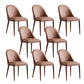 Faux Leather Dining Chair Parsons Upholstered Chair for Dining Room Coffee 8 Piece Set Clearhalo 'Dining Chairs' 'Dining Tables & Seating' 'dining_chair' 'furn' 'furn_dining_chair' 'Furniture' 'Kitchen & Dining Furniture' 6278537