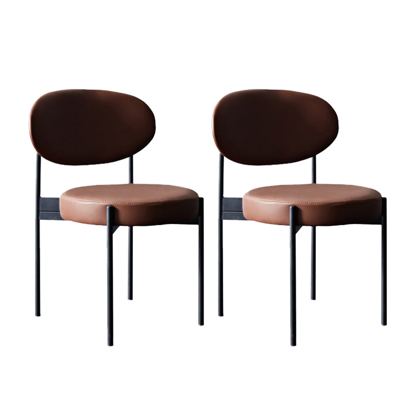 Contemporary Kitchen Dining Chair Open Back Dining Side Chair