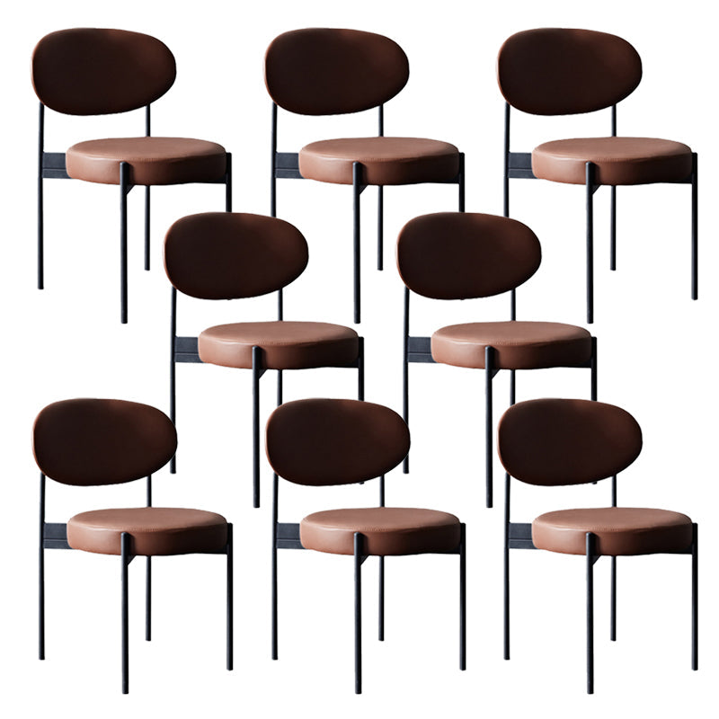 Contemporary Kitchen Dining Chair Open Back Dining Side Chair