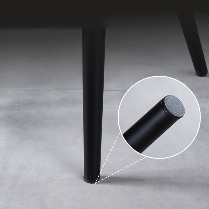 Contemporary Kitchen Dining Chairs Faux Leather Side Chairs in Grey