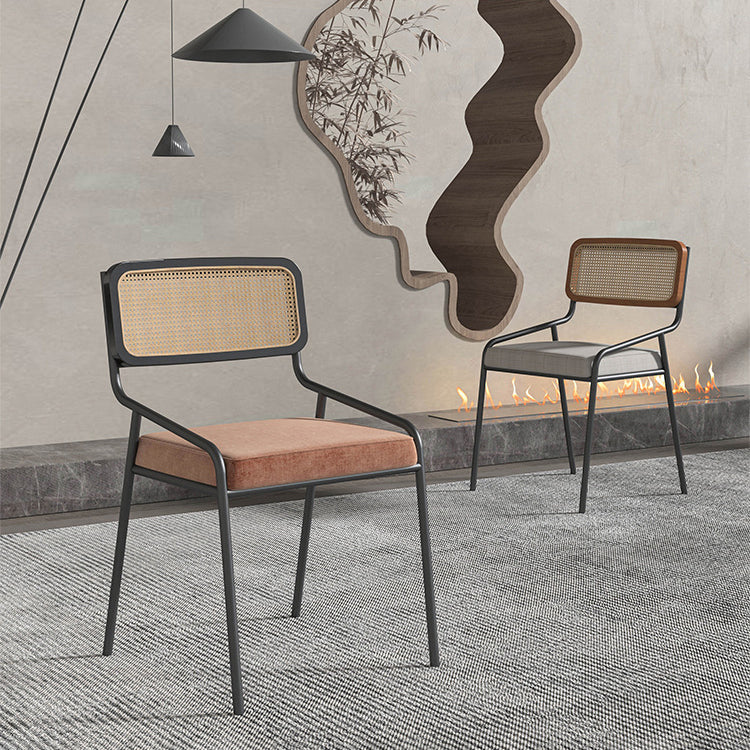 Sedia a braccio da pranzo in cucina contemporanea sedia da pranzo aperta