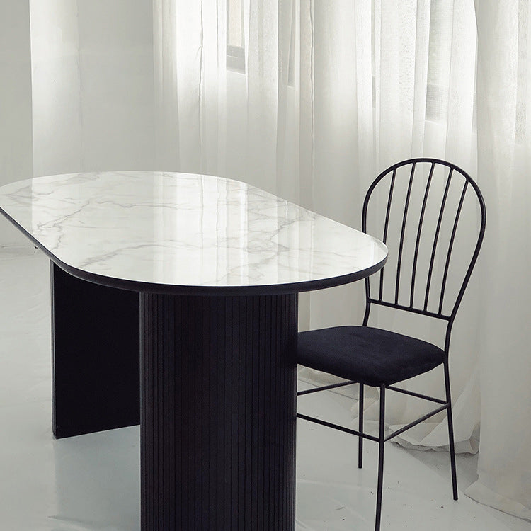 Kitchen Dining Chairs Upholstered Dining Chairs with Metal Legs Clearhalo 'Dining Chairs' 'Dining Tables & Seating' 'dining_chair' 'furn' 'furn_dining_chair' 'Furniture' 'Kitchen & Dining Furniture' 6278697