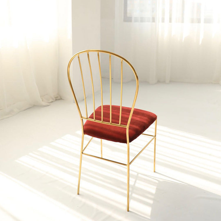 Kitchen Dining Chairs Upholstered Dining Chairs with Metal Legs Clearhalo 'Dining Chairs' 'Dining Tables & Seating' 'dining_chair' 'furn' 'furn_dining_chair' 'Furniture' 'Kitchen & Dining Furniture' 6278700