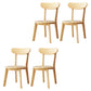 Traditional Kitchen Dining Chairs Wood Armless Dining Chairs