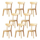 Traditional Kitchen Dining Chairs Wood Armless Dining Chairs