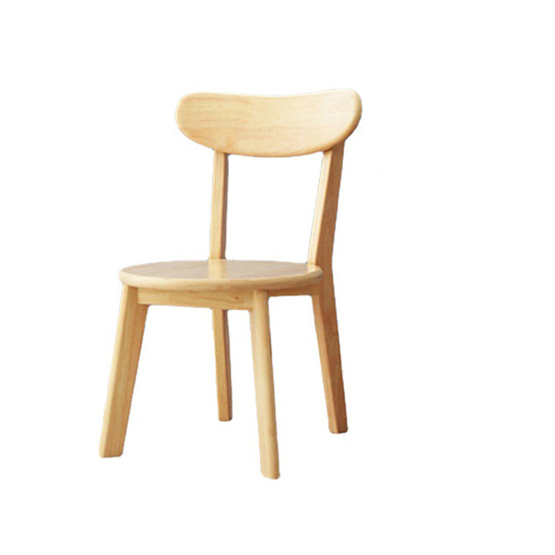 Traditional Kitchen Dining Chairs Wood Armless Dining Chairs
