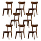 Traditional Kitchen Dining Chairs Wood Armless Dining Chairs