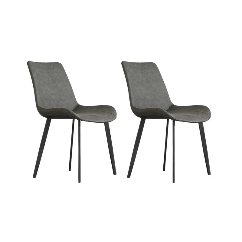 Modern 1/2/4/5/7 Pieces Dining Set Rectangle Stone Dining Table for Kitchen 2 Grey Chairs Clearhalo 'Dining Room Sets' 'Dining Tables & Seating' 'dining_room_set' 'furn' 'furn_dining_room_set' 'Furniture' 'Kitchen & Dining Furniture' 6278873