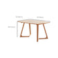 モダンな1/2/5ピースダイニングセット長方形のゴム製の木製ダイニングテーブルダイニングルーム用