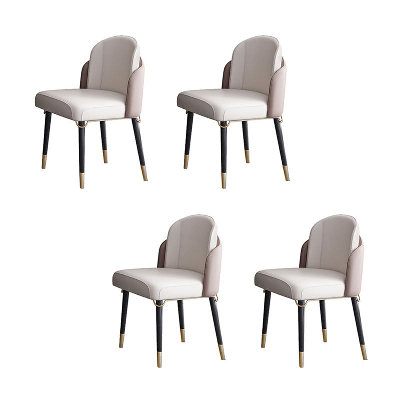 コンテンポラリーダイニングセット1/4/5ピースパッド付き椅子付きダイニングテーブルセット