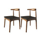 Industrial Pine Wood Dining Table Set 1/2/5/7 Pieces Brown Dinette Set for Home