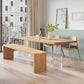Modern 1/2/5 Pieces Dining Set Rectangle Ash Wood Dining Table for Dining Room