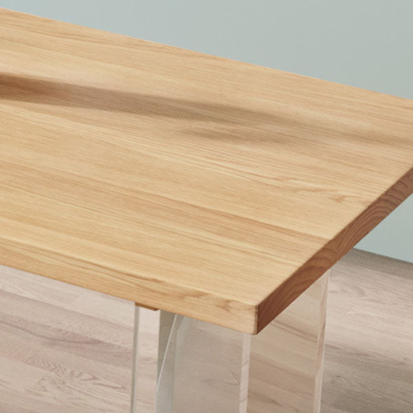 Modern 1/2/5 Pieces Dining Set Rectangle Ash Wood Dining Table for Dining Room