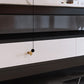 2 - Drawer and 1 - Shelf Coffee Table Rectangular Slate 4 Legs Cocktail Table Clearhalo 'Coffee & Accent Tables' 'Coffee Tables' 'coffee_tables' 'furn' 'furn_coffee_tables' 'Furniture' 'Living Room Furniture' 6279029