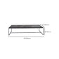 Table basse rectangulaire Trestle 1, finition noire ardoise