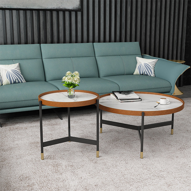 3 Legs 2 Bunching Coffee Tables Tray Top Slate Top Cocktail Table