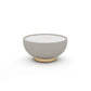 Luxurious Slate Round Pedestal Coffee Cocktail Table in White and Gray 31.5"L x 31.5"W x 14"H Clearhalo 'Coffee & Accent Tables' 'Coffee Tables' 'coffee_tables' 'furn' 'furn_coffee_tables' 'Furniture' 'Living Room Furniture' 6279216