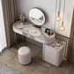 Modern White Vanity Desk met 5 opbergladen 15,74 "brede houten ijdelheidsset