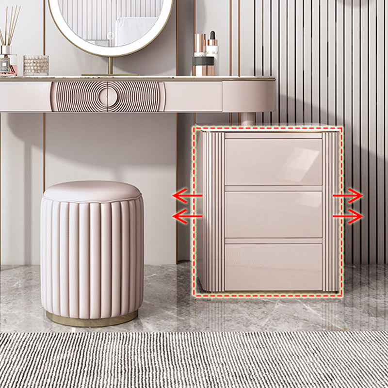 Modern White Vanity Desk met 5 opbergladen 15,74 "brede houten ijdelheidsset