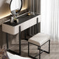 Modern Make-up Vanity with 2 Storage Drawers White Wood Vanity Set, 17.71" Wide