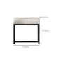 Modern Make-up Vanity with 2 Storage Drawers White Wood Vanity Set, 17.71" Wide