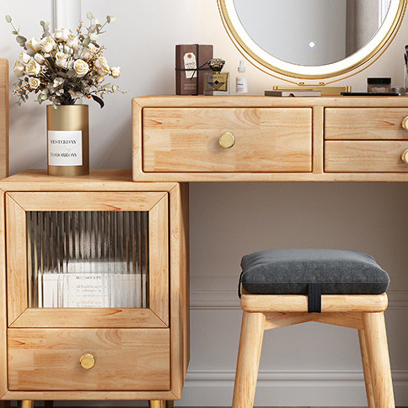 Cassetti di vanità in legno massiccio tavolo da bagno semplice