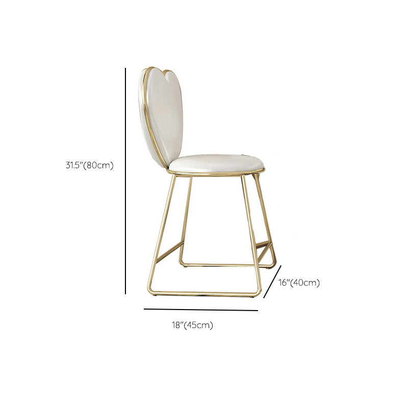 Tocador de maquillaje blanco brillante 15.74 "Juego de tocador de madera ancho con cajones de almacenamiento