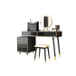 Black Make-up Vanity 15.74" Wide Wood Vanity Set with Storage Drawers