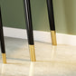 Black Make-up Vanity 15.74" Wide Wood Vanity Set with Storage Drawers