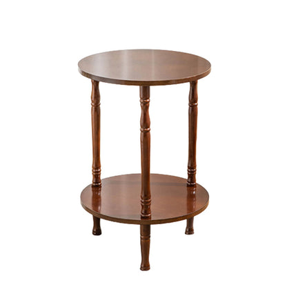 Tradizionale soggiorno a doppio livello con scaffale a 3 gambe tavolino