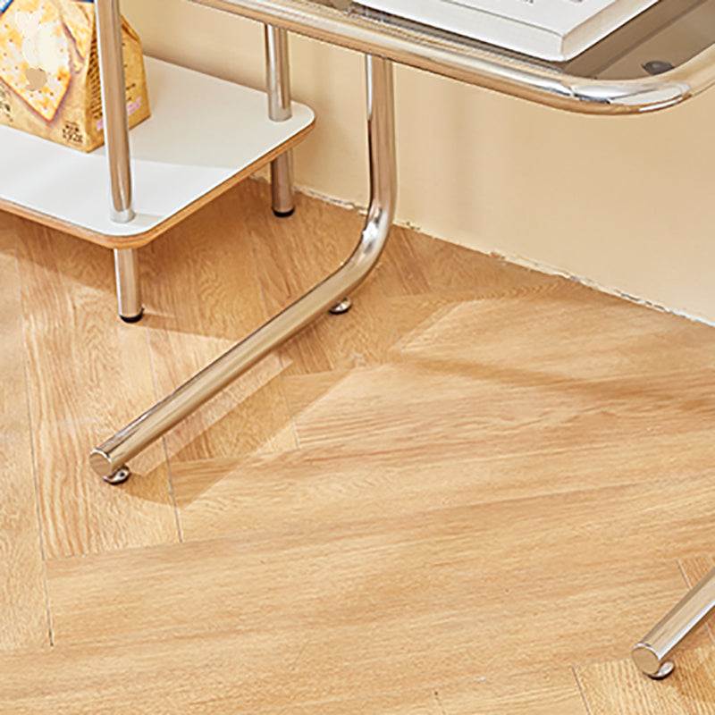 Tavolo laterale in metallo modernistico C vetro Topta laterale superiore per soggiorno