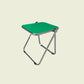 Contemporary Metal X-base End Slide Table Rectangular Side Table Green 1 Clearhalo 'Coffee & Accent Tables' 'End & Side Tables' 'end_side_tables' 'furn' 'furn_end_side_tables' 'Furniture' 'Living Room Furniture' 6279936