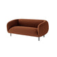 Contemporary Wool Standard Sofa with Tight Back and Tuxedo Arm