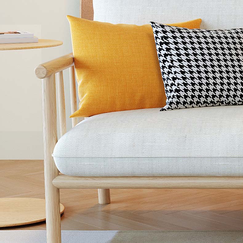 Modern 30.31" H Cotton Blend Wood Frame Square Arm Sofa for Living Room Clearhalo 'furn' 'furn_sofas' 'Furniture' 'Living Room Furniture' 'Sofa' 'sofas' 6280124