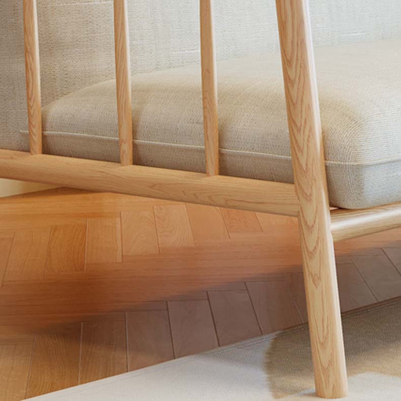 Modern 30.31" H Cotton Blend Wood Frame Square Arm Sofa for Living Room Clearhalo 'furn' 'furn_sofas' 'Furniture' 'Living Room Furniture' 'Sofa' 'sofas' 6280125