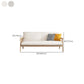 Modern 30.31" H Cotton Blend Wood Frame Square Arm Sofa for Living Room Clearhalo 'furn' 'furn_sofas' 'Furniture' 'Living Room Furniture' 'Sofa' 'sofas' 6280128