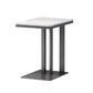 Contemporary Metal C Side Table Slate Top Rectangular Side Table