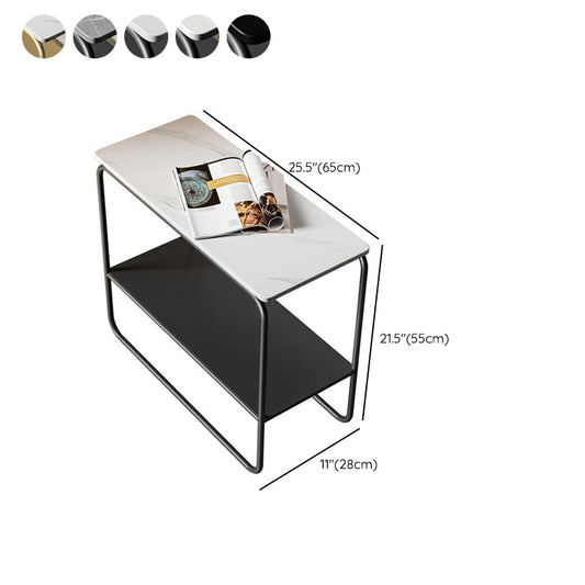 Mesa de trineo de pizarra de pizarra de pizarra de pizarra de pizarra de pizarra contemporánea