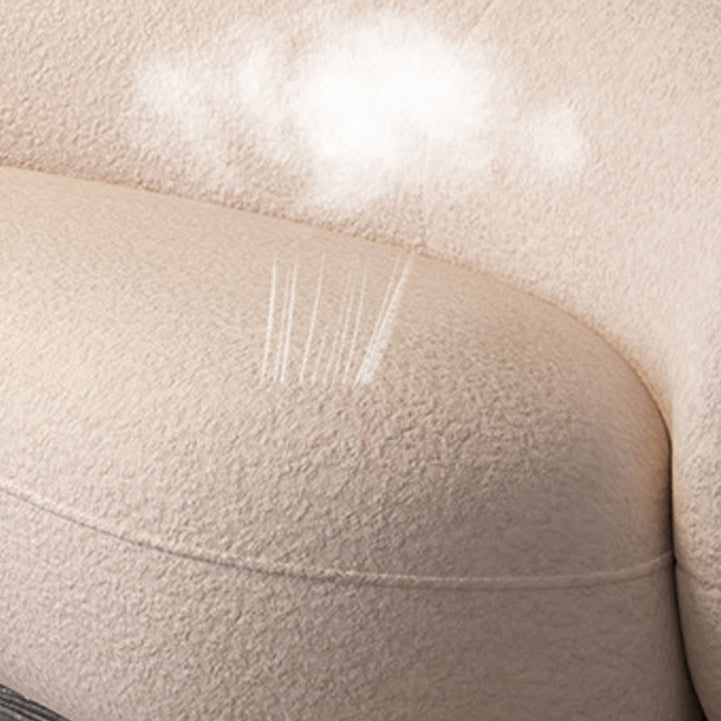 Contemporary Velvet/Wool Sofa with Tuxedo Arm and Tight Back Clearhalo 'furn' 'furn_sofas' 'Furniture' 'Living Room Furniture' 'Sofa' 'sofas' 6280318