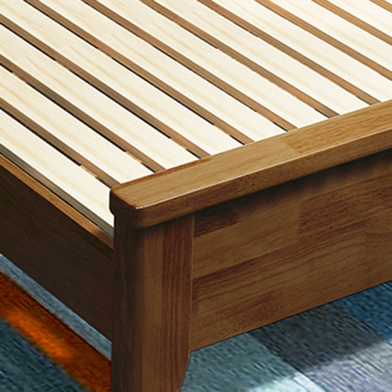 Solid Wood Rectangular Standard Bed Headboard Bed with Custom Legs Clearhalo 'Bedroom Furniture' 'Beds' 'furn' 'furn_beds' 'Furniture' 6280621