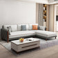 MODERNE 35.43 "H FAUX CHAUX SQUARE SALA SOFA et chaise pour le salon