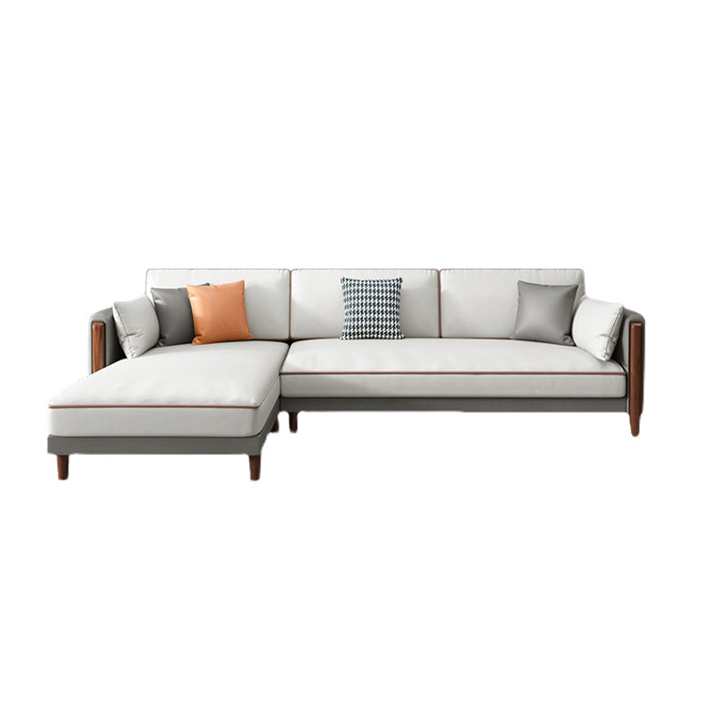 MODERNE 35.43 "H FAUX CHAUX SQUARE SALA SOFA et chaise pour le salon