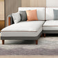 MODERNE 35.43 "H FAUX CHAUX SQUARE SALA SOFA et chaise pour le salon