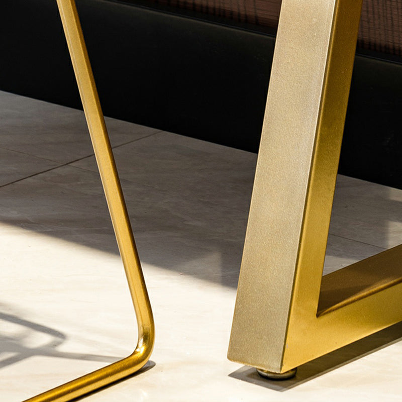 Glam rechthoekige pubtafelset 1/4-delige barkruk en tafelset