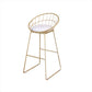 Modern Bar Table Set 1/3 Pieces Faux Marble Counter Height Set with Upholstered Stools White 30"H Stool (Single) Clearhalo 'Bar Furniture' 'furn' 'furn_home_bar_bar_sets' 'Furniture' 'Home Bars & Bar Sets' 'home_bar_bar_sets' 'Kitchen & Dining Furniture' 6280847