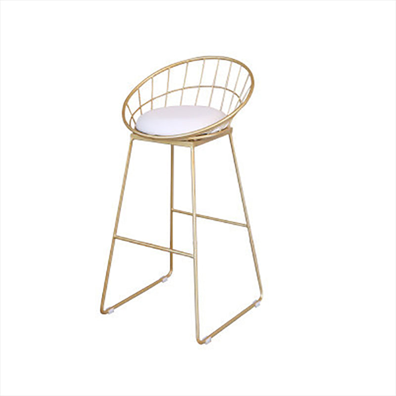 Modern Bar Table Set 1/3 Pieces Faux Marble Counter Height Set with Upholstered Stools White 30"H Stool (Single) Clearhalo 'Bar Furniture' 'furn' 'furn_home_bar_bar_sets' 'Furniture' 'Home Bars & Bar Sets' 'home_bar_bar_sets' 'Kitchen & Dining Furniture' 6280847
