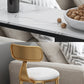 Modern Bar Table Set 1/3 Pieces Faux Marble Counter Height Set with Upholstered Stools Clearhalo 'Bar Furniture' 'furn' 'furn_home_bar_bar_sets' 'Furniture' 'Home Bars & Bar Sets' 'home_bar_bar_sets' 'Kitchen & Dining Furniture' 6280851