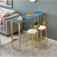 Contemporary Pub Dining Set 1/3 Pieces Bar Stool and Table Set